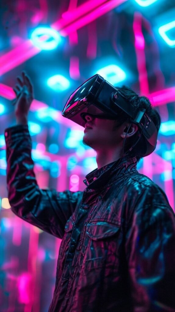 virtual reality gamer