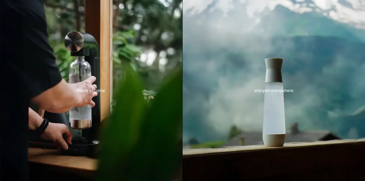 AWA Sparkling Water Maker — Refresh with Style