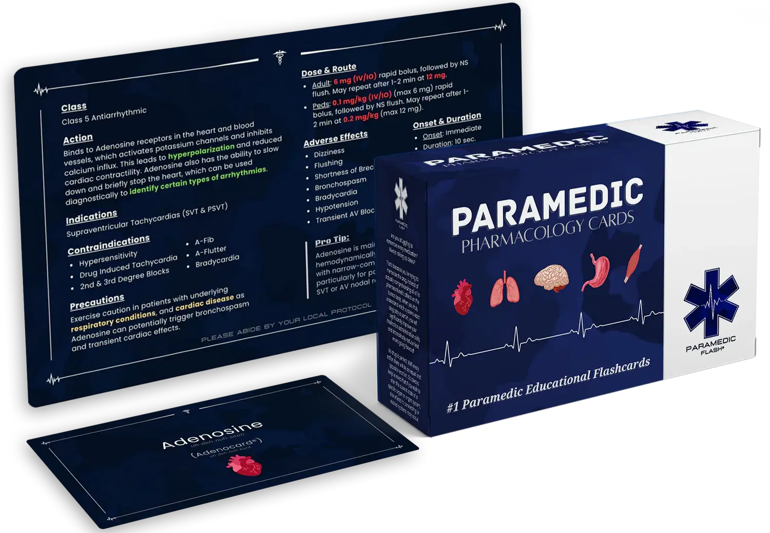 Paramedic Flash: Pharmacology Flashcards for Focused EMS Learning