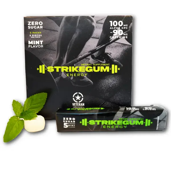 Strike Gum: Energy & Focus Gum for Busy Days